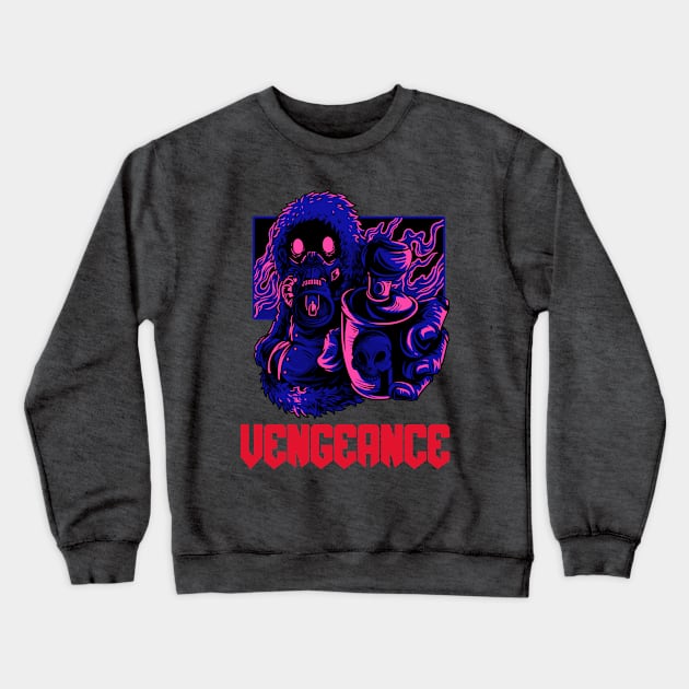 Vengeance Crewneck Sweatshirt by Skater Nation Designs